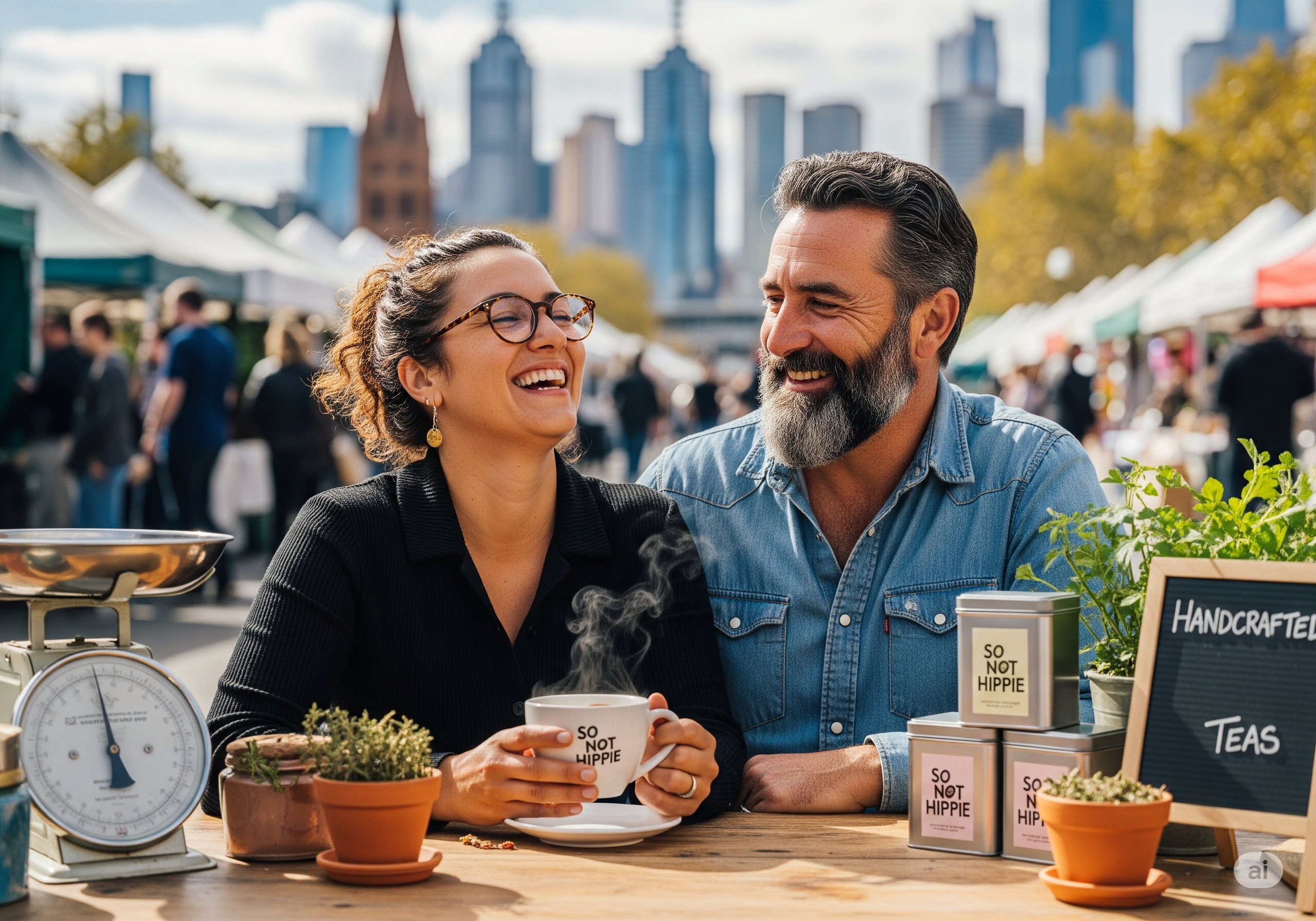 Alana and Pietro - Founders of So Not Hippy